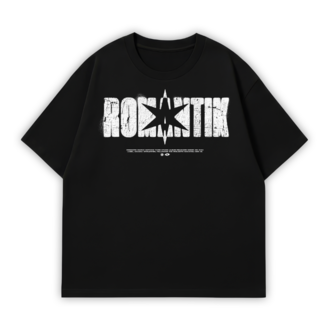 ROMANTIK FANMADE Oversize T-Shirt Siyah