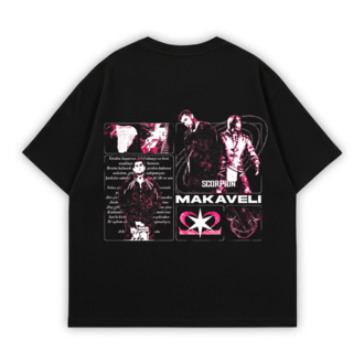MOTIVE FANMADE Oversize T-Shirt Siyah