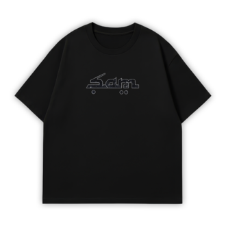 ŞAM FANMADE Oversize T-Shirt Siyah
