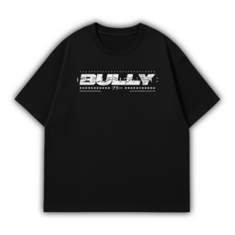 BULLY_001 SİYAH OVERSIZE T-SHIRT
