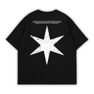 ROMANTIK FANMADE Oversize T-Shirt Siyah