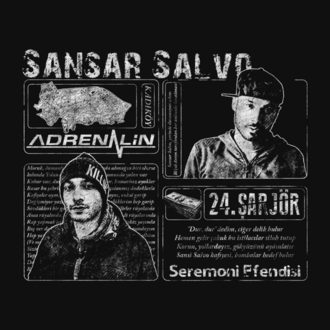 SVNSVR SVLVO FANMADE Oversize T-Shirt Siyah 