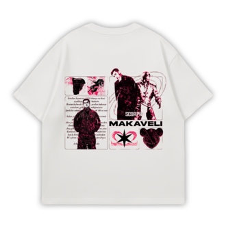 MOTIVE FANMADE Oversize T-Shirt Beyaz
