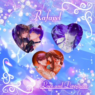 Love and Deepspace Rafayel Kalpli Buton Rozet Seti - 3 Adet