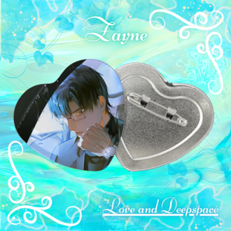 Love and Deepspace Zayne Kalpli Buton Rozet 01