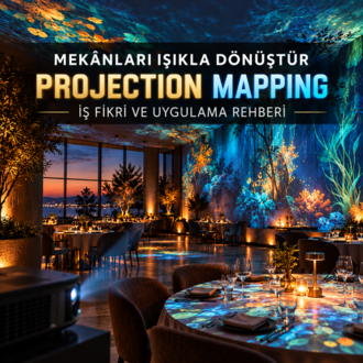 Projection Mapping İş Fikri ve Uygulama Rehberi – Mekânları Işıkla Dönüştür