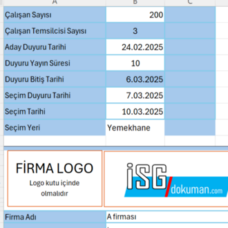 Çalışan Temsilcisi Görevlendirme Dokümanları