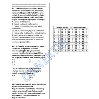 30 ADET DENEME KİTABI(İGU-ABC)-İŞ GÜVENLİĞİ UZMANLIK SINAVLARI 