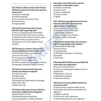KONU KONU SORU BANKASI(CEVAP ANAHTARLI)-İŞ GÜVENLİĞİ UZMANLIK SINAVLARI