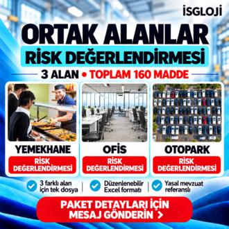 ORTAK ALANLAR RİSK DEĞERLENDİRME ÜÇLÜ SET