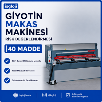 GİYOTİN MAKAS RİSK DEĞERLENDİRMESİ