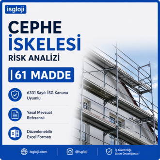 61 MADDELİK CEPHE İSKELESİ RİSK ANALİZİ
