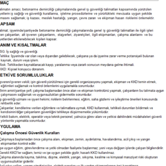 128 Adet MEGA İSG Talimatları | Word Formatında Düzenlenebilir İş Güvenliği Talimat Seti