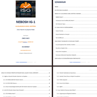 NEBOSH IG1 Sınavına Hazırlık Seti | Konu Anlatımı + 3 Tam Çözümlü Deneme + Soru Bankası