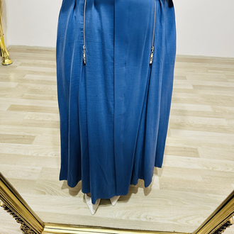 Orhan store ferace elbise indigo 