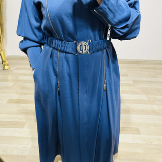 Orhan store ferace elbise indigo 