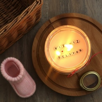 ✨ Işıltım Hediyelikleri: Gizemli Mesajlı Mum ✨