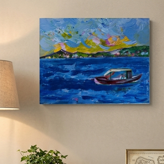 "Gölyazı" acrylic on canvas, 24x30 cm, original painting