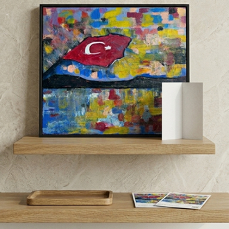 "bosphorus" 24x30 cm, acrylic on canvas, original painting✨