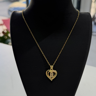 Gold Harf Kolye