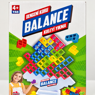 Balance Dengeni Koru Kuleyi Yıkma Denge ve Beceri Oyunu