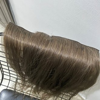 4’lü Set 50cm Küllü Kumral Gerçek Saç Çıt Çıt