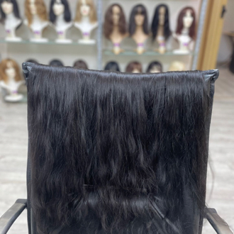 8’li Set 50cm Koyu Kestane Gerçek Saç Çıt Çıt
