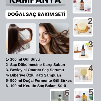 Doğal Saç Bakım Seti