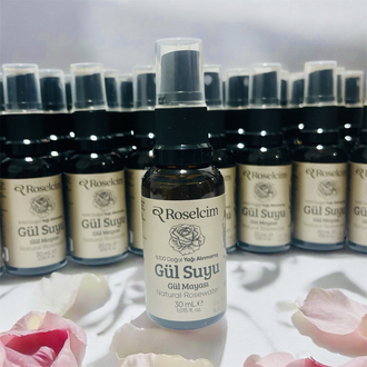 %100 Doğal Yağı Alınmamış Gül Suyu(Gül Mayası) 30 ml