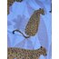 Leopar Desen Baskılı Plaj Havlusu