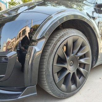Tesla Model Y ROLLER Jant Kapağı Seti 20 İnç, Mat Siyah Renk 4 ADET
