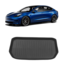 Tesla Model Y Arka Bagaj Havuzlu Kauçuk Paspası ALT KISIM SİYAH