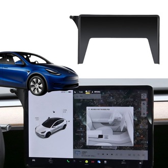 Tesla Model Y / Model 3 Ekran Arkasına Takılan Cep Telefonu Tutucusu, Siyah Renk