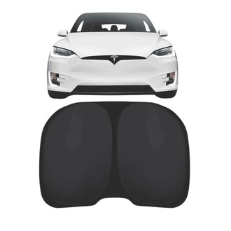 Tesla Model Y UV Korumalı Arka Cam İçin Güneşlik Perdesi, Siyah Renk