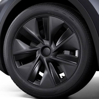 Model Y TWIN Simetri Jant Kapağı Seti 19 İnç, Siyah ve Koyu Gri Renk