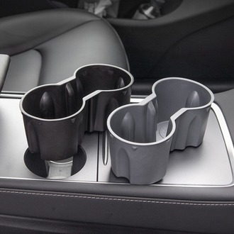 Tesla Model Y / Model 3 Orta Konsol Bardak Tutucu ve Orta Klips Seti, SİYAH