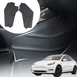 Tesla Model Y Orta Konsol Kenar Sağ ve Sol Koruyucu Bakaliti, 2 Adet Set Olarak, Mat Siyah Renk