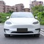 Tesla Model Y Ön Sis Lambası Kaşı Karbon Kaplama, 2 Adet Set Olarak, Mat Siyah Renk