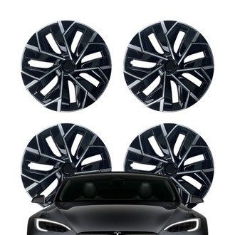 Tesla Model Y ENERGY Jant Kapağı Seti 19 İnç, Mat Siyah Renk 4 ADET SET