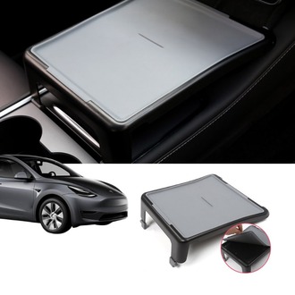 Tesla Model Y / Model 3 Ön Orta Konsol Çok Amaçlı Masa, Gri Renk