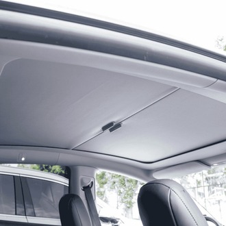 Tesla Model Y Manuel Açılabilir Tavan Perdesi, Gri Renk