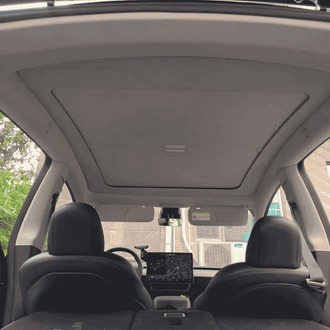Tesla Model Y Manuel Açılabilir Tavan Perdesi, Gri Renk