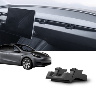 Tesla Model Y / Model 3 Ön Göğüse Takılan Telefon Tutucu Aparat, Siyah Renk