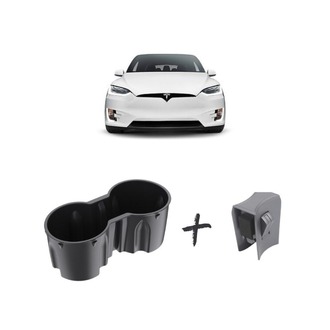 Tesla Model Y / Model 3 Orta Konsol Bardak Tutucu ve Orta Klips Seti, SİYAH