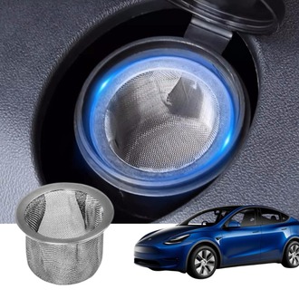 Tesla Model Y / Model 3 Silecek Suyu Doldurma Filtresi, Gümüş Renk
