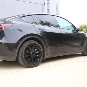 Model Y CYCLONE Jant Kapağı Seti 20 İnç, Mat Siyah Renk (4 Adet Set Olarak Satılmaktadır.)