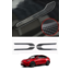 Tesla Model Y / Model 3 Kapı Açma Kolu Karbon Kaplama, 4 Adet Set Olarak, Mat Siyah Renk