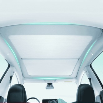 Tesla Model Y Manuel Açılabilir Tavan Perdesi, Gri Renk