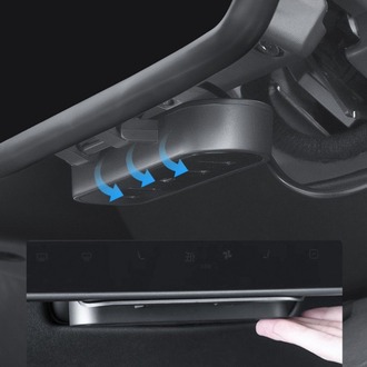 Tesla Model Y / Model 3 Katlanır Orta Konsol USB Girişi Hızlı Şarj 4' lü Kablo Merkezi, Siyah