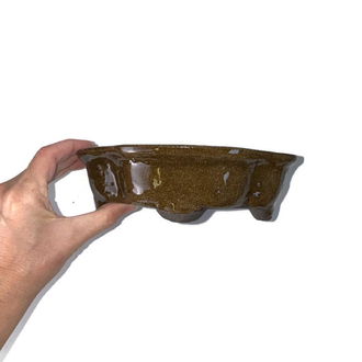 Stoneware Sırlı Seramik Saksısı